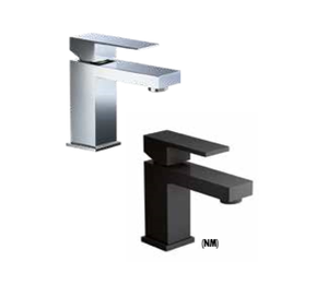 Robinet mitigeur pour lavabo, sans vidage, EDEN - deux finitions : noir mat et chromée - My Douche Design